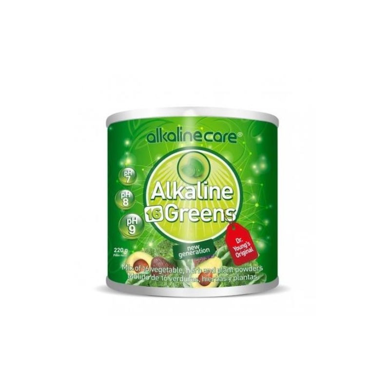 Comprar online ALKALINE 16 GREENS 220 gr de ALKALINECARE