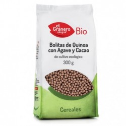 Comprar online BOLITAS DE QUINOA CON AGAVE Y CACAO BIO 300 gr de EL GRANERO INTEGRAL. Imagen 1
