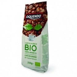 Comprar online CAFE EN GRANO BIO 100% ARABICA 250 GRAMOS de OQUENDO. Imagen 1