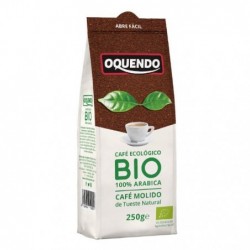 Comprar online CAFE NATURAL MOLIDO BIO 100% ARABICA 250 GRAMOS de OQUENDO. Imagen 1