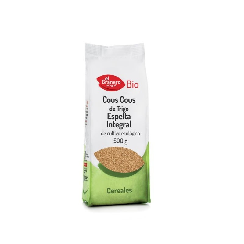 Comprar online COUS COUS DE ESPELTA INTEGRAL BIO 500 GRAMOS de EL GRANERO INTEGRAL
