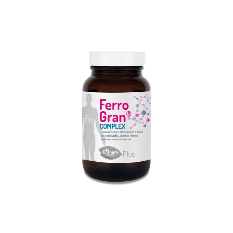 Comprar online FERROGRAN COMPLEX 650 mg 45 Caps de GRANERO SUPLEMENTOS