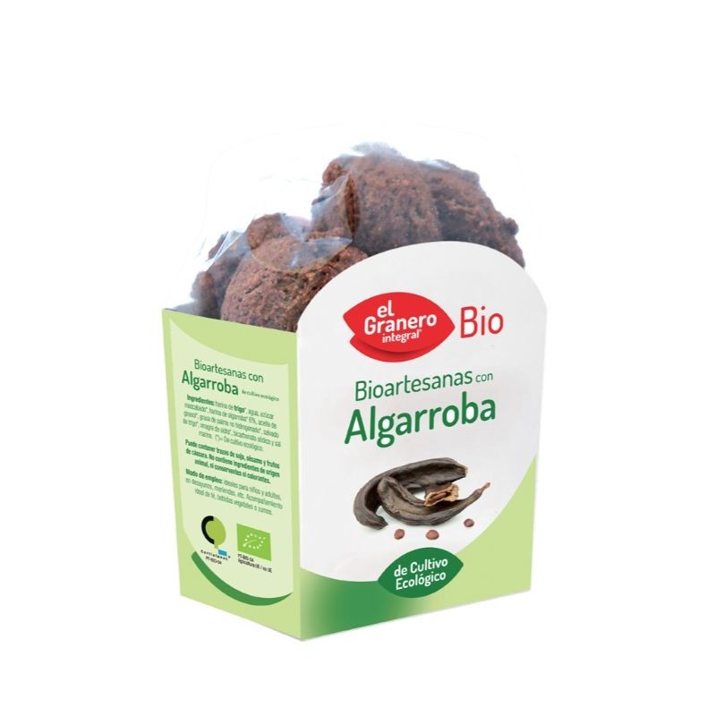 Comprar online GALLETAS BIOARTESANAS ALGARROBA 250 gr de EL GRANERO INTEGRAL