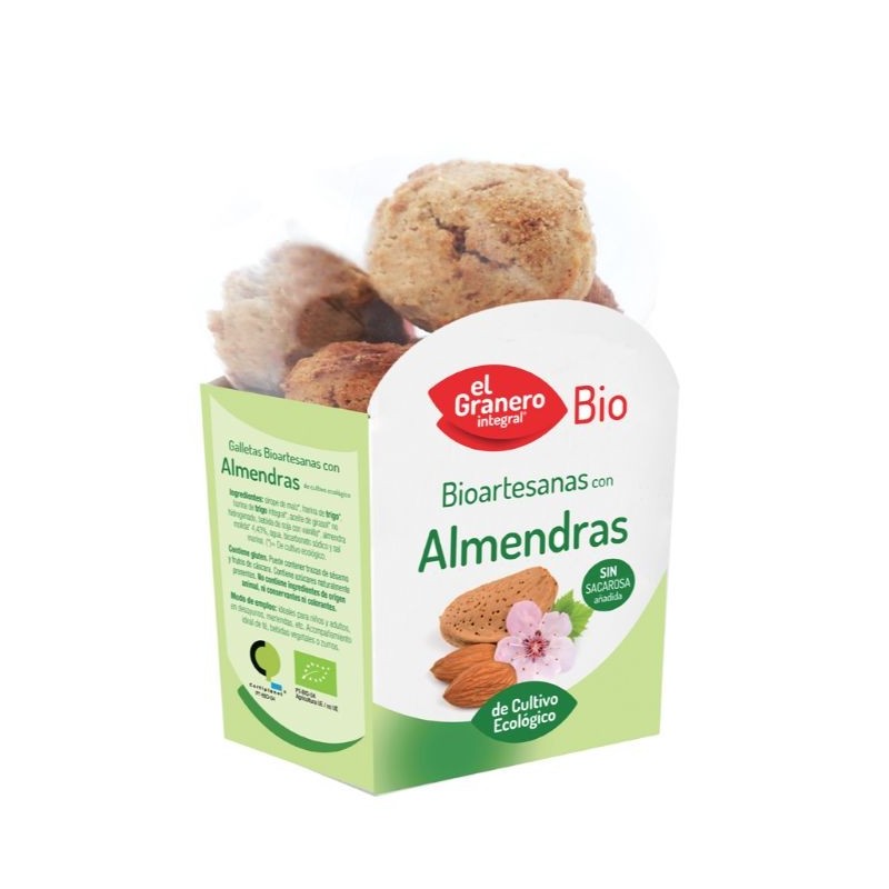 Comprar online GALLETAS BIOARTESANAS ALMENDRA 250 gr de EL GRANERO INTEGRAL