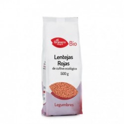 Comprar online LENTEJAS ROJAS BIO 500 gr de EL GRANERO INTEGRAL. Imagen 1