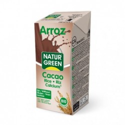Comprar online NATURGREEN ARROZ CHOCO CALCIUM 200 ml de NATURGREEN. Imagen 1
