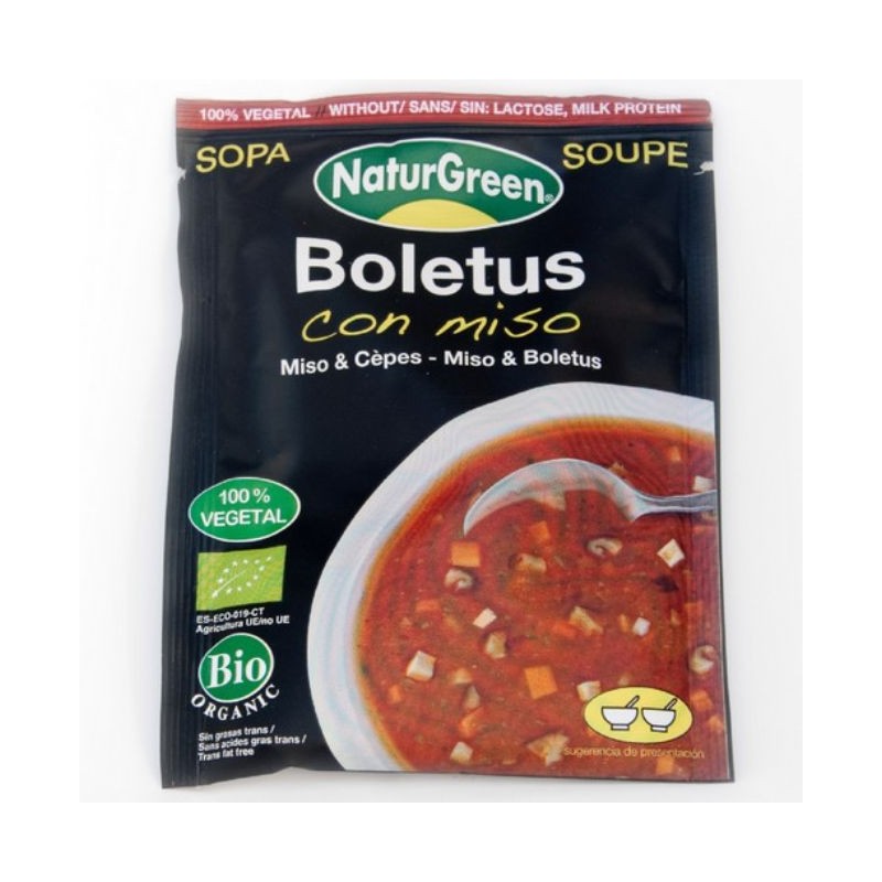 Comprar online NATURGREEN SOPA BOLETUS MISO 40 gr de NATURGREEN