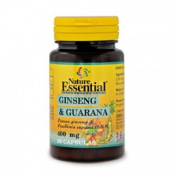 Comprar online GINSENG & GUARANA 400 mg 50 Caps de NATURE ESSENTIAL. Imagen 1