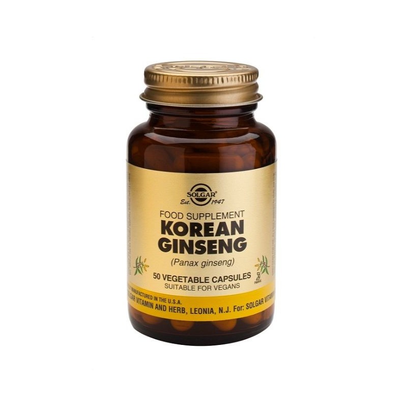 Comprar online GINSENG COREANO 50 Vcaps de SOLGAR