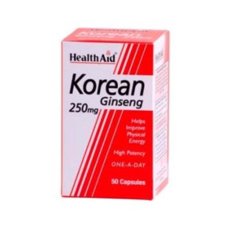 Comprar online GINSENG COREANO (PANAX GINSENG) 250 mg 50 Caps de HEALTH AID
