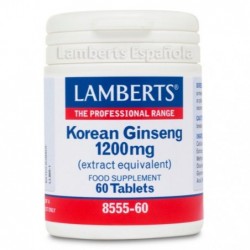 Comprar online GINSENG COREANO 1200 mg 60 Tabs de LAMBERTS. Imagen 1