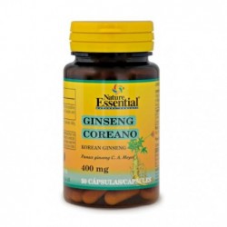 Comprar online GINSENG KOREANO 400 mg 50 Caps de NATURE ESSENTIAL. Imagen 1