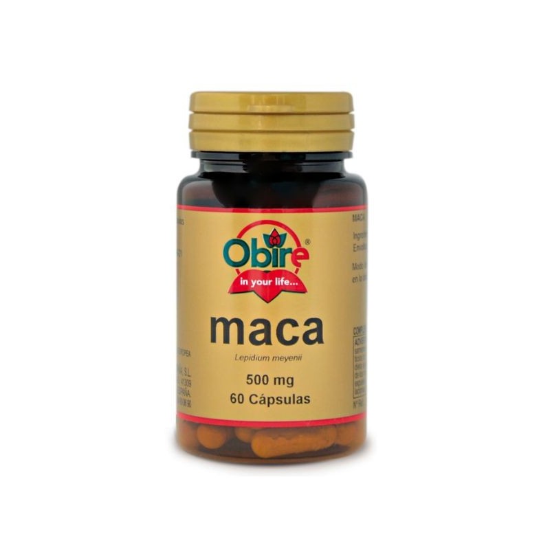 Comprar online MACA 500 mg 60 Caps de OBIRE