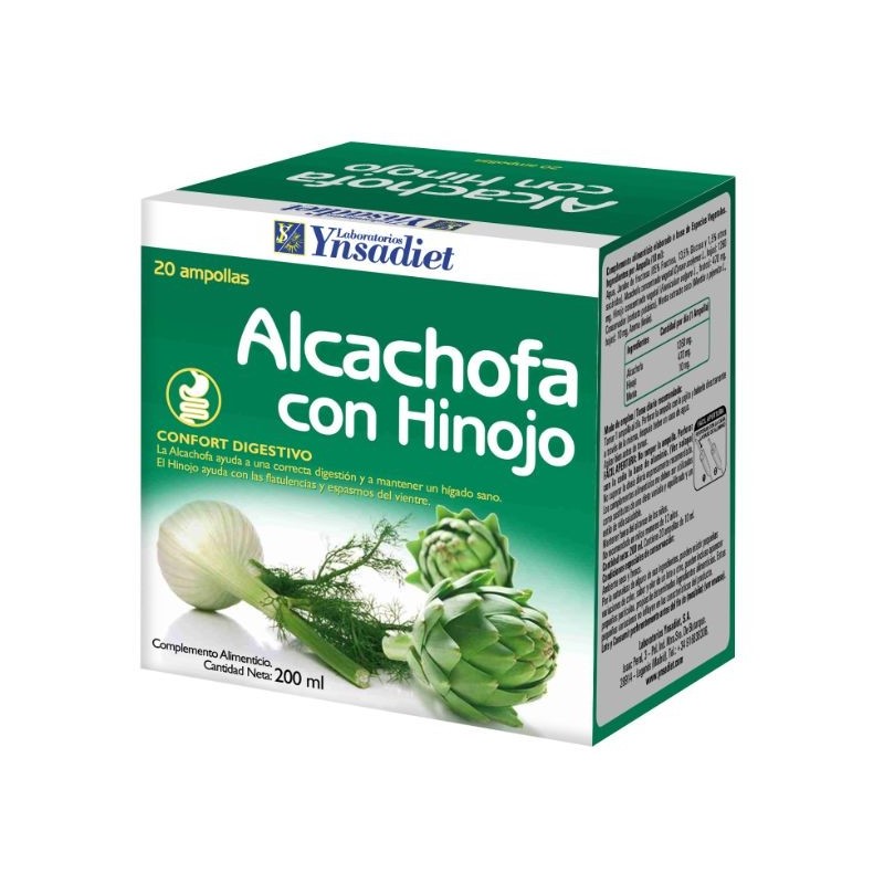 Comprar online ALCACHOFA CON HINOJO 20 Amp de YNSADIET