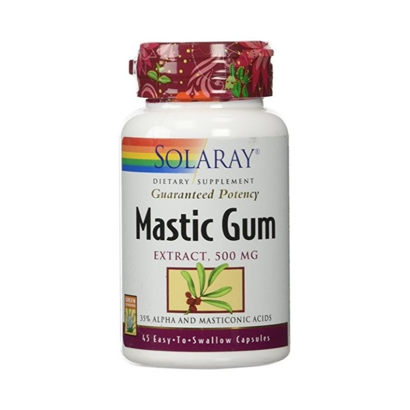 Comprar online MASTIC GUM 500 mg 45 Vcaps de SOLARAY