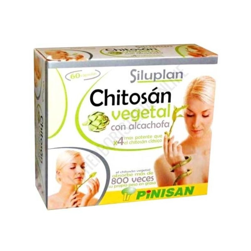 Comprar online SILUPLAN CHITOSAN VEGETAL CON ALCACHOFA 60 Caps de PINISAN