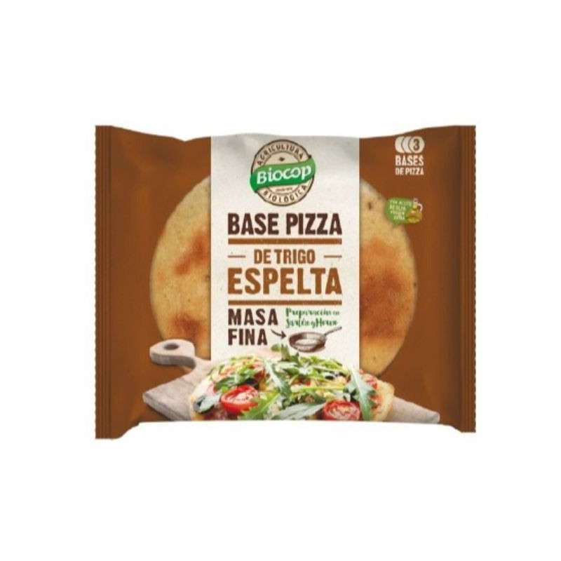 Comprar online BASE PIZZA MASA FINA ESPELTA 390 gr de BIOCOP