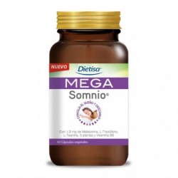 Comprar online MEGA SOMNIO 60 Vcaps de DIETISA. Imagen 1