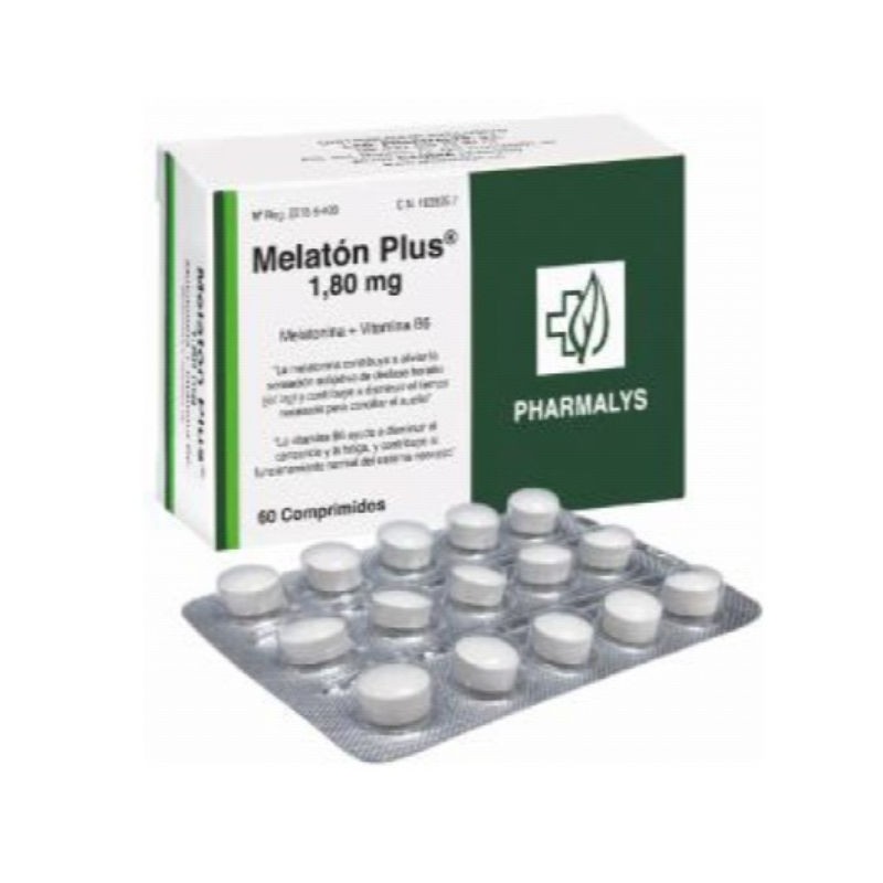 Comprar online MELATON PLUS (1,8 mg MELATONINA) 500 mg 60 Comp de PHARMALYS