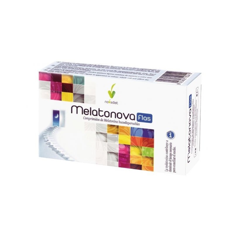 Comprar online MELATONOVA FLAS 1,95 mg x 30 Comps de NOVADIET