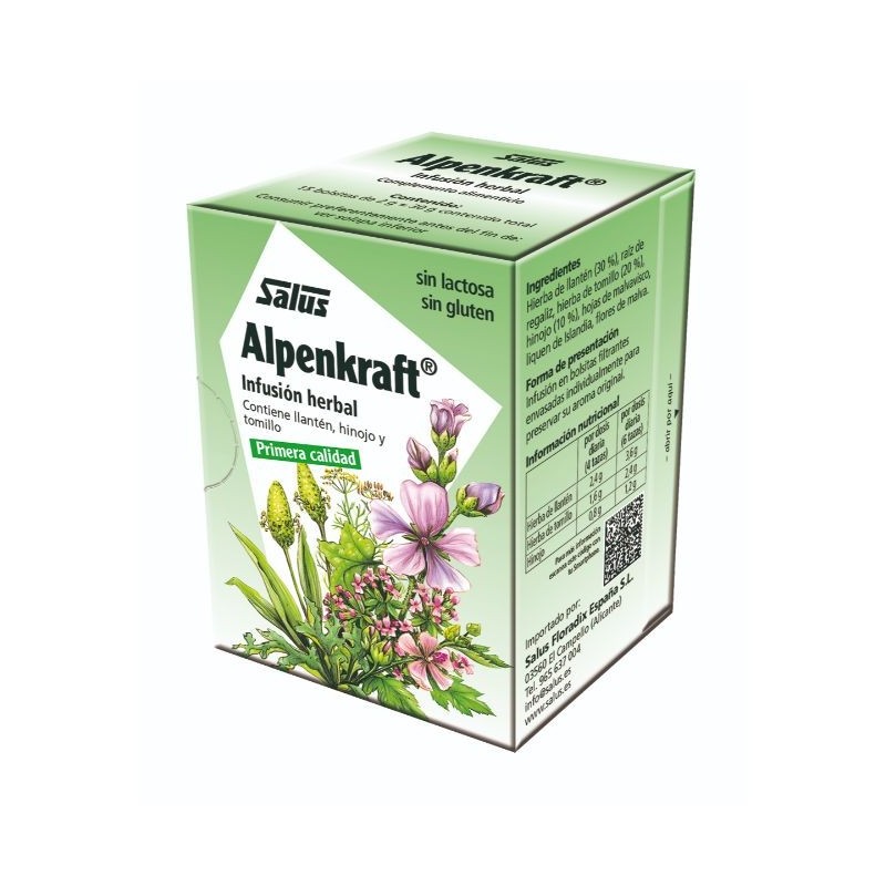 Comprar online ALPENKRAFT INFUSION 15 filtros de SALUS