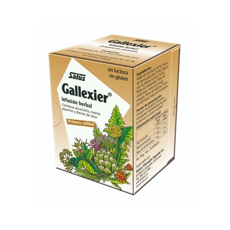 Comprar online GALLEXIER INFUSION 15 filtros de SALUS