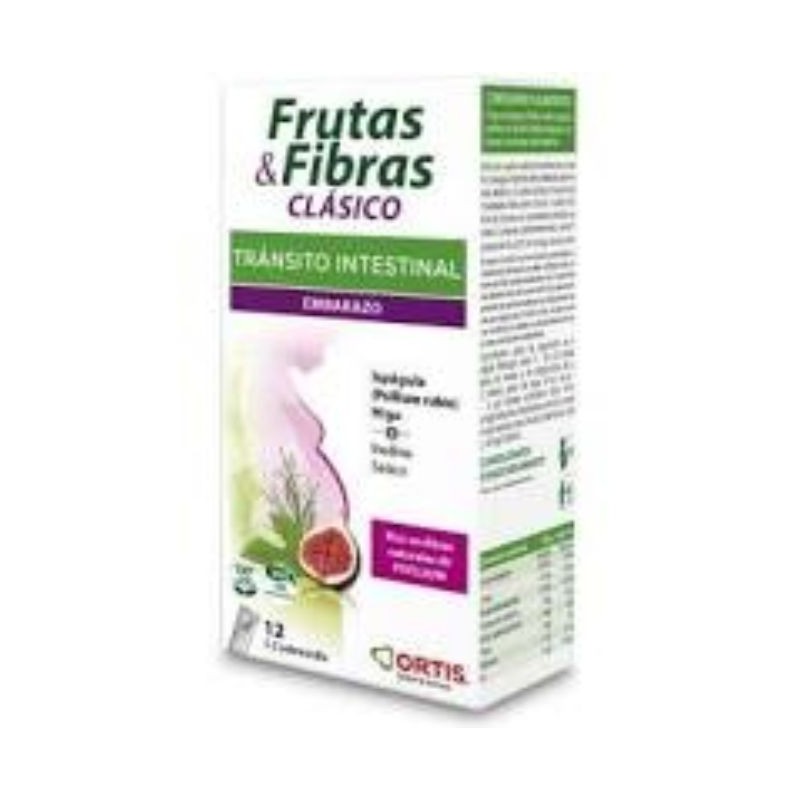 Comprar online FRUTAS & FIBRAS CLASICO EMBARAZADA 12 Sticks de ORTIS