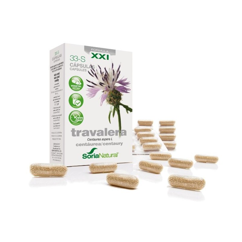 Comprar online 33-S TRAVALERA 200 mg 30 Caps de SORIA