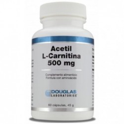 Comprar online ACETIL L-CARNITINA 500 mg 60 Caps de DOUGLAS. Imagen 1