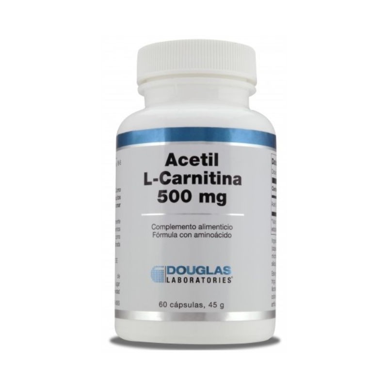 Comprar online ACETIL L-CARNITINA 500 mg 60 Caps de DOUGLAS