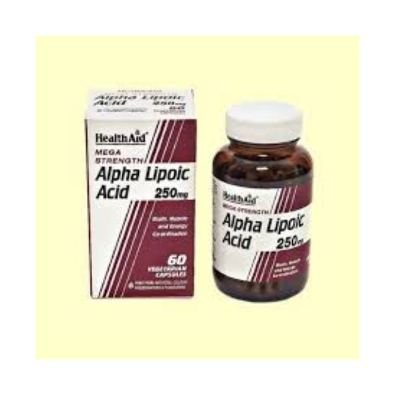 Comprar online ACID ALPHA LIPOIC 250 mg 60 Caps de HEALTH AID