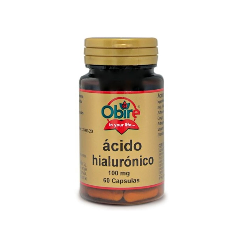 Comprar online ACIDO HIALURONICO 100 mg 60 Caps de OBIRE