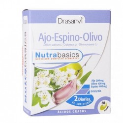 Comprar online AJO ESPINO OLIVO NUTRABASICOS 500 mg 60 PERLAS de DRASANVI. Imagen 1