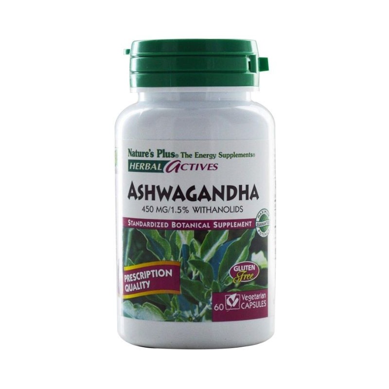 Comprar online ASHWAGANDHA 450 mg 60 Caps de NATURES PLUS