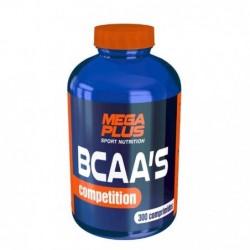Comprar online BCAA'S COMPETITION 300 Comp de MEGA PLUS. Imagen 1