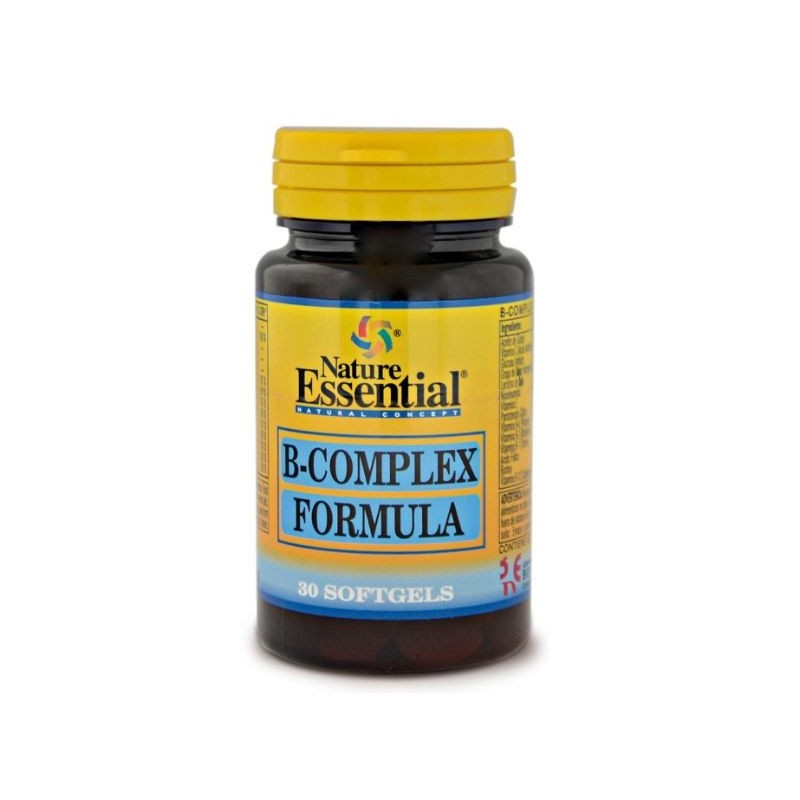 Comprar online B-COMPLEX FORMULA 500 mg 30 Perlas de NATURE ESSENTIAL