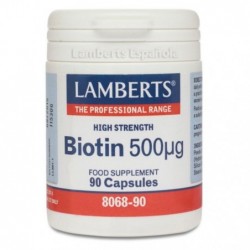 Comprar online BIOTINA 500/ug 90 Caps de LAMBERTS. Imagen 1