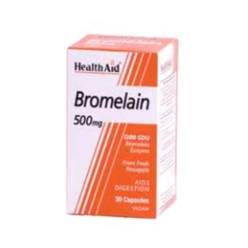 Comprar online BROMELINA 500 mg 30 Vcaps de HEALTH AID