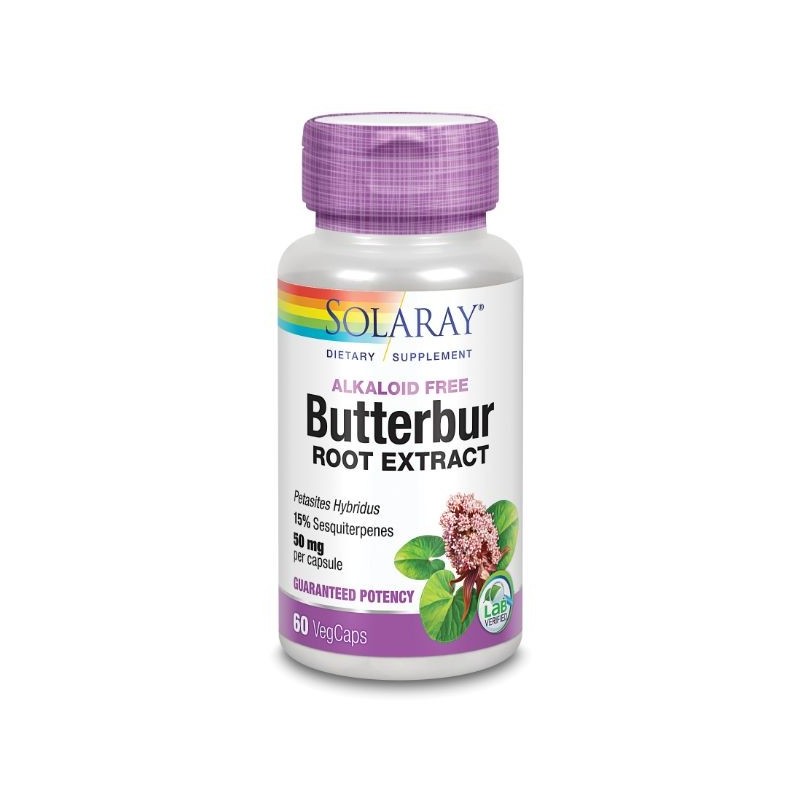 Comprar online BUTTERBUR (PETASITA) 50 mg 60 Vcaps de SOLARAY