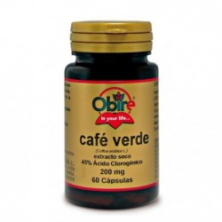 Comprar online CAFE VERDE 200 mg EXT SECO 60 Caps de OBIRE. Imagen 1