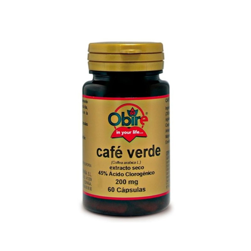 Comprar online CAFE VERDE 200 mg EXT SECO 60 Caps de OBIRE