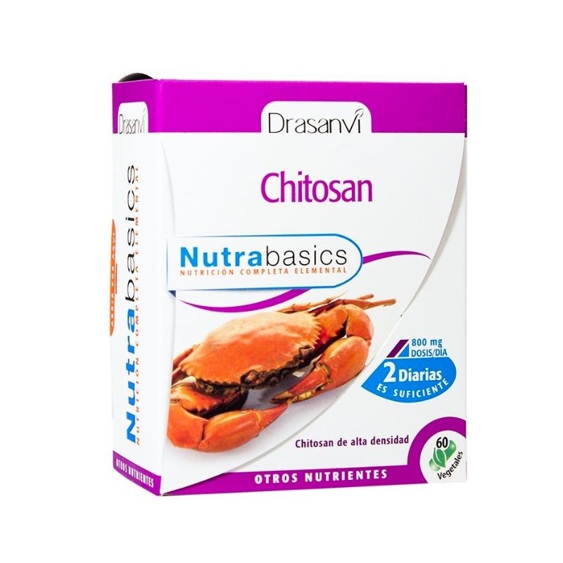 Comprar online CHITOSAN 60 Caps NUTRABASICOS de DRASANVI
