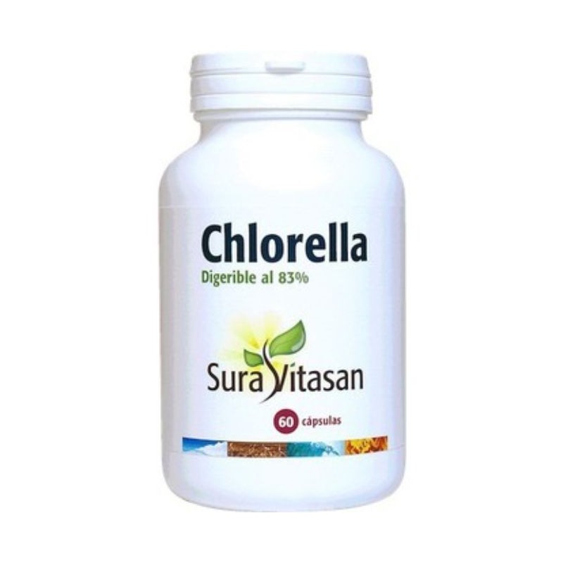 Comprar online CHLORELLA 455 mg 60 Vcaps de SURA VITASAN