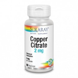 Comprar online COBRE CITRATO 2 mg 60 Vcaps de SOLARAY. Imagen 1