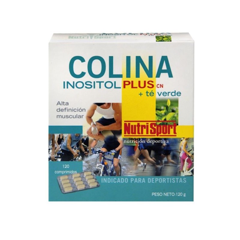 Comprar online COLINA INOSITOL PLUS+TE VERDE 120 Comp de NUTRISPORT