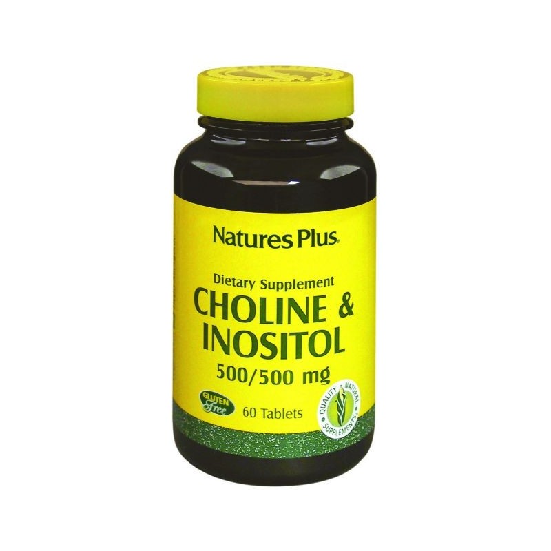 Comprar online COLINA+INOSITOL 500 mg 60 Comp de NATURES PLUS