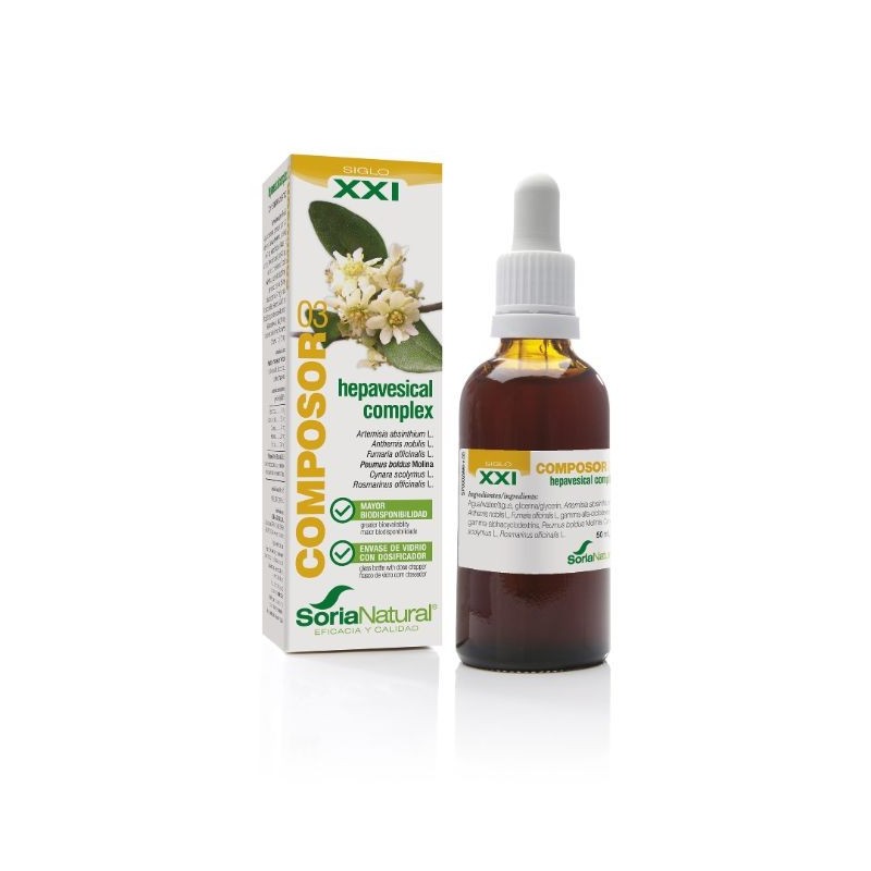 Comprar online COMPOSOR 3 HEPAVESICAL COMPLEX  S XXI 50 ml de SORIA