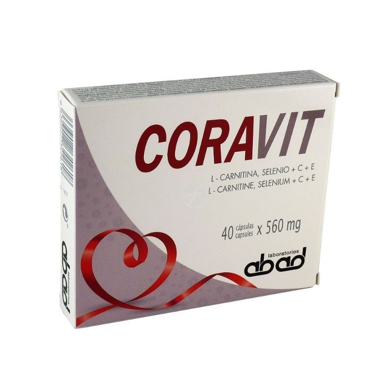Comprar online CORAVIT 40 Caps X 558 mg de ABAD / KILUVA
