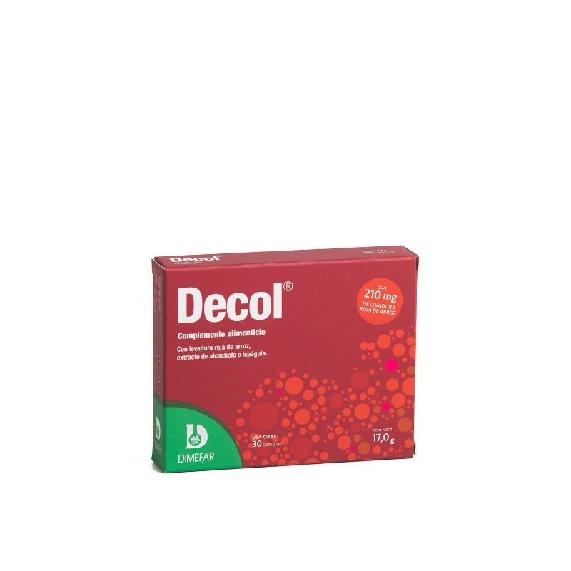 Comprar online DECOL 30 Caps 570 mg de DIMEFAR