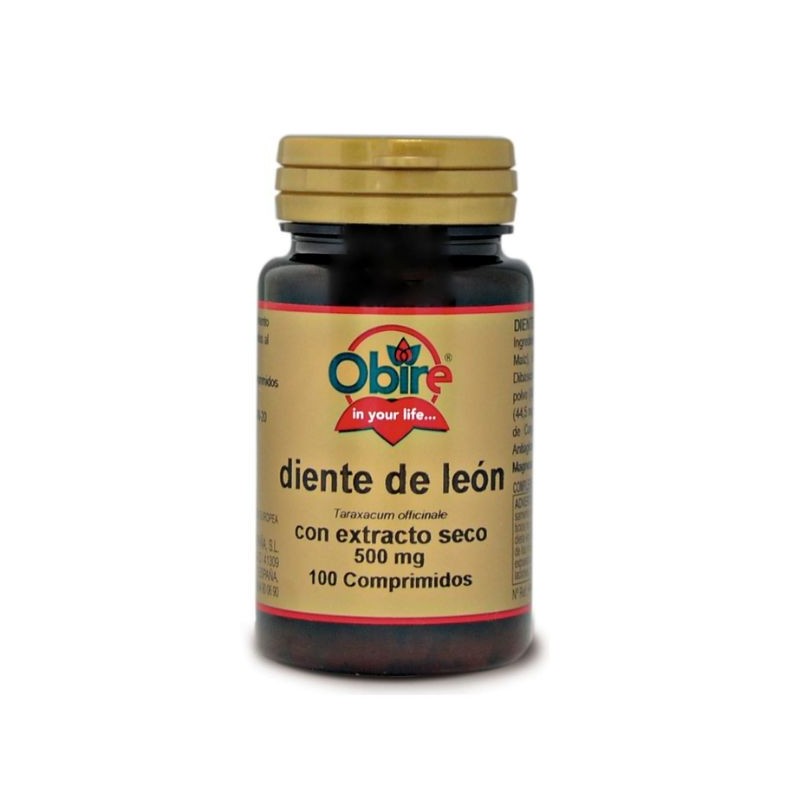 Comprar online DIENTE DE LEON 500 mg EXTRACTO SECO 100 Comp de OBIRE